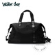 Walker Shop【2025年新款】旅行包運(yùn)動健身包男女防水休閑短途旅行手提大包 黑色大號【51*20*30CM】