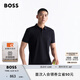 BOSS【七夕節(jié)禮物】【100%棉 珠地布】男士夏高爾夫運(yùn)動(dòng)短袖Polo衫 402-深藍(lán)色 L