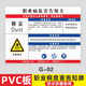 姿萌職業(yè)病危害告知牌油漆鹽酸硫酸化學(xué)品安全周知卡高溫噪聲噪音粉塵 G-02 粉塵 30x40cm