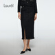 Laurèl25秋新款小香風花呢半裙女LWD363Q00700 經(jīng)典黑 S