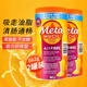 Metamucil美達(dá)施膳食纖維粉meta無糖4合1纖維粉代餐果蔬纖維素662g/114次 【助力好身材】2罐裝-有效期27.12