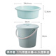 茶花（CHAHUA）盆桶組合家用手提水桶加厚大號桶洗拖把桶塑料桶小