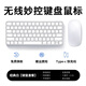圖歐索蘋果鍵盤適用ipad平板mac妙控鍵盤鼠標(biāo)套裝無線藍(lán)牙臺(tái)式電腦筆記本Macbook辦公靜音mini小巧便攜 白色【鍵鼠套裝】藍(lán)牙+2.4G無線連接｜妙控手勢(shì)