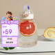 樂扣樂扣（LOCK&LOCK）大肚杯兒童吸管直飲兩用杯子學(xué)生大容量水杯外出便攜水壺1.1L紫色
