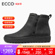 ECCO愛步男靴冬季保暖加絨羊毛男士短靴防滑雪地靴 柔酷7號450314現(xiàn)貨 黑色450314-01001 40