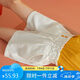 ASK JUNIOR女童褲子夏薄款中大童時尚純色休閑純棉牛仔短褲 白色 160cm 