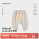 babylove嬰兒褲子春秋純棉寬松大pp褲外出長褲男女寶寶可愛百搭休閑褲 海鷗灰 100