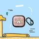 CASETIFY Peterdog系列 滾筒汪力跑  適用于A(yíng)irpods 4代 蘋(píng)果耳機殼 櫻草粉 Aipods 4