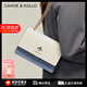 CAHOE KULLO包包女包2025年新款女士斜挎包輕奢侈單肩包時(shí)尚小方包情人節(jié)禮物 淺藍(lán)-CK女包生日禮物送女友 實(shí)用走心高級感禮盒裝