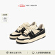 FOOT INDUSTRY 足下工業(yè)「品牌經(jīng)典」90s滑板鞋運動休閑復(fù)古訓(xùn)練板鞋男女百搭 黑色/米白 44