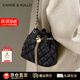 CAHOE KULLO水桶包包女款輕奢2025新款品牌女士百搭斜挎單肩包七夕情人節(jié)禮物 黑色-CK女包送女朋友老婆生日情人節(jié)禮物