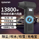 SYOURAN充電無線強力吹風機除塵暴力風扇手持暴力渦輪風扇清灰吹塵器戶外攝影車載便攜式小型迷你吹灰機槍 黑色【可做充電寶/可上飛機】