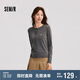 森馬（Semir）森馬陳都靈針織開衫女美利奴羊毛衫24冬新款內(nèi)搭保暖109724106001