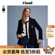 ELAND衣戀西裝女學(xué)院風(fēng)一?？坌淇诳煞奚硗ㄇ谖餮b2025春季新款 藏青色(59)Navy L