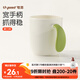 世喜敞口杯喝水喝奶 兒童漱口杯子寶寶刷牙杯 一杯三用