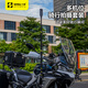 十瑪（SMNU）adv摩托車(chē)伸縮自拍桿insta360大疆gopro運動(dòng)相機固定拍攝支架 防盜尼龍大嘴龍-拍攝套裝支架