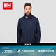 HELLY HANSEN, HH海麗漢森h(huán)h25秋經(jīng)典款CREW男款休閑戶外運動梭織抓絨外套軟殼 藏青色 L