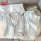 貓人（MiiOW）helloKitty睡衣女款2025新款夏季純棉紗布短袖家居服夏天三件套裝 云朵棉-J2816#KT貓藍(lán)三件套 L [建議100-120斤]