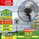 鉆石牌工業(yè)風(fēng)扇落地扇家用立式電風(fēng)扇大風(fēng)力搖頭強(qiáng)力電扇客廳商用工廠車間鋁葉商業(yè)風(fēng)扇HF1602