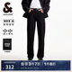 杰克·瓊斯（JACK&JONES） 彈力寬松直筒潮流雙臀兜設(shè)計(jì)百搭舒適牛仔褲男裝225132021