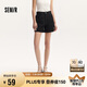 森馬（Semir）休閑褲女簡約小心機(jī)直筒褲ins潮夏季小個子翻邊短褲101324125005