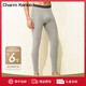 Charm Kendo官網(wǎng)男士秋褲冬款加厚保暖褲男單件保暖打底褲加絨褲毛褲內(nèi)褲棉褲 淺卡其 送男友送老公 XL(125-150斤)
