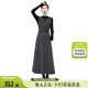 絲柏舍無袖連衣裙2025秋裝新款女裝修身氣質(zhì)優(yōu)雅A字時尚長裙