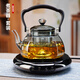 全度煮茶壺煮茶器2025新款煮茶爐玻璃燒水壺提梁壺蒸煮一體茶壺 八斗壺+鼓韻電陶爐