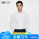 G2000男裝2025春夏吸濕排汗透氣通勤上班長袖襯衫 白色-時尚剪裁 M /05