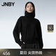 江南布衣（JNBY）秋冬高領毛衣女針織衫含羊絨簡約純色上衣經(jīng)典內(nèi)搭 001/本黑 L