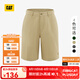 CAT卡特新品男士經(jīng)典百搭寬松戶外休閑兩貼袋工裝短褲輕戶外 卡其色 31