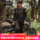 SULAITE摩托車騎行服四季拉力服套裝騎行服防摔機車服春夏騎行裝備機車服 【黑色套裝】冬季保暖/可拆內膽 XL