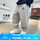 左西男童褲子兒童運(yùn)動(dòng)褲春秋款2025春裝新款中大童洋氣長褲 灰色 150
