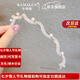 卡瑪倫品牌發(fā)箍女壓發(fā)珍珠發(fā)飾頭箍發(fā)卡成人頭飾送女友老婆生日七夕禮物 銀色