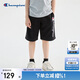 Champion冠軍男童短褲2025夏季新款大小童經(jīng)典logo印花休閑系帶兒童褲子