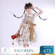 十三余小豆蔻兒[琳瑯秘境]國(guó)風(fēng)襯衫連衣裙套裝日常出街女夏季新款 連衣裙 現(xiàn)貨 S