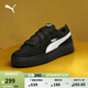 彪馬（PUMA）【厚底鞋】增高松糕鞋女子休閑板鞋PLATFORM 404158 黑色-白-02 38