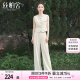 絲柏舍【明星同款】時尚套裝2025春裝新女裝馬夾搭褲子兩件套