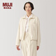 無(wú)印良品（MUJI）女式  不易沾水 夾克衫 女士外套秋季BD0YRC4A 象牙色 M (160/84A)