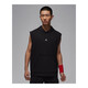 NIKEJordan耐克喬丹男子黑色速干無(wú)袖套頭籃球連帽衫新款HF9939-010 3XL