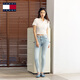 TOMMY JEANS25新款春夏女裝復(fù)古淺藍(lán)色水洗高腰緊身微彈顯瘦牛仔褲20025 牛仔藍(lán)1AB 28