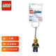 LEGO積木小人鯊魚(yú)蝙蝠俠鑰匙扣掛件玩具人仔情侶玩偶套生日禮物 滅霸鑰匙扣854078