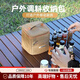 WCZ德國戶外便攜調(diào)料瓶套裝露營野餐調(diào)料分裝罐燒烤油瓶組合調(diào)味盒收 卡其色-套裝（調(diào)料包+11調(diào)料瓶+1調(diào)料貼】