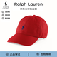 Ralph Lauren拉夫勞倫 夏季新款男女同款棒球帽潮流舒適透氣 002紅色 均碼