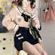 綴櫻原創(chuàng)正版純欲風(fēng)jk制服套裝韓式制服套裝女可愛全套春夏新款學(xué)院風(fēng) (藝櫻)長袖+短裙+領(lǐng)結(jié) 均碼 S