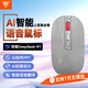 魅特AI智能語(yǔ)音鼠標MT10 一鍵創(chuàng  )作智能生成PPT辦公藍牙鼠標語(yǔ)音輸入翻譯搭載DeepSeek-R1 深空灰