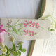 刺繡書簽diy材料包繡花材料包古風畢業(yè)上課手工情侶禮物布藝書簽 吊鐘花（配1繃）