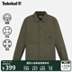 添柏嵐（Timberland）官方男裝襯衫式外套春季新款戶外休閑夾克|A6AV2 A6AV2A58/軍綠色 M
