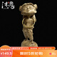 沐恩老料金絲楠木手把件雕刻擺件哪吒我命由我不由天 13x5x3cm