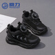 回力童鞋夏季網(wǎng)面鞋厚底老爹鞋時尚男女童運動鞋WZCL1026 黑色  34 